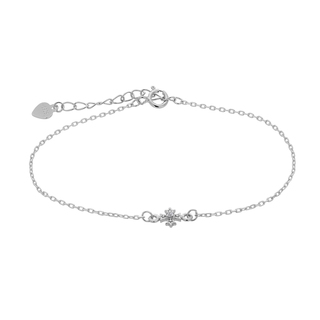 Women's Bracelet Cross Prince Silver 925 1A-BR396-1 Platinum  Plating