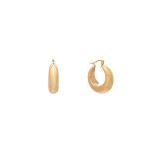 Women's Hoop Earrings Visetti 22A-SC039G Steel 316L Gold IP