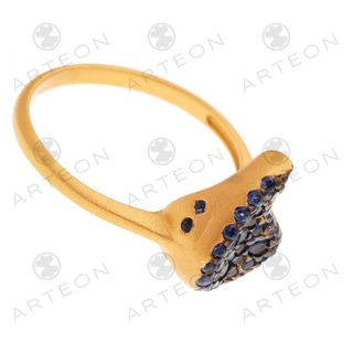 Women's Ring 23760 Arteon Silver 925-Blue Zircon