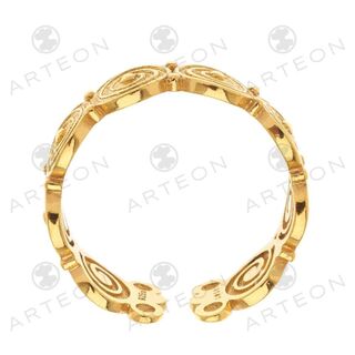 Women's Ring With Spirals Arteon Spiral 23812 Silver 925-Gold Plated 