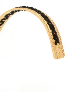Women's Handmade Bracelet Stavrovelonia Gold Black Brass 2594 LifeLikes