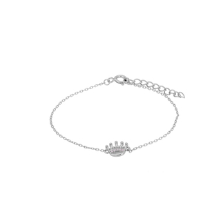 Children's Bracelet Silver 925 Crown Platinum Plating 2ZK-BR071-1P Prince