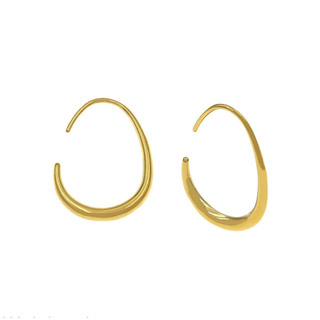 Women's Earrings Hoops Oval Steel 316L 303101622.small