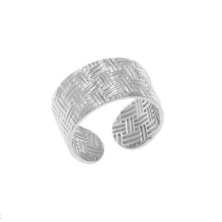 Women's Ring With Stripes Steel 316L 307101123