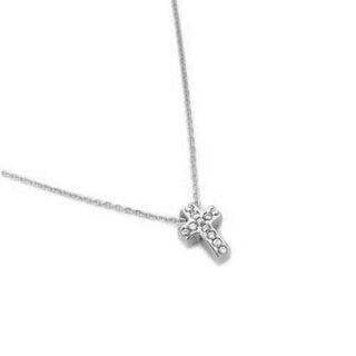 Women's Necklace Arteon 30882 Made of 925 Silver With Cross and White Zircons