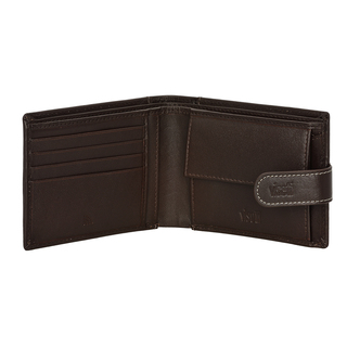 Men's Wallet Visetti 31H-WA0017C Genuine Leather Brown
