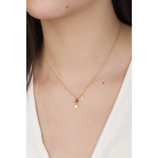 Necklace Pendants Sun-Heart-Feather Silver 925 Arteon 32388