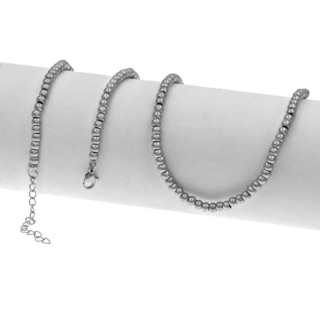 Γυναικείο Κολιέ Με Μπίλιες 324100735 Ατσάλι 316L