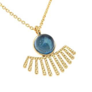 Women's Necklace With Pendant Eye Silver 925-Gold Plating, 32984 Arteon