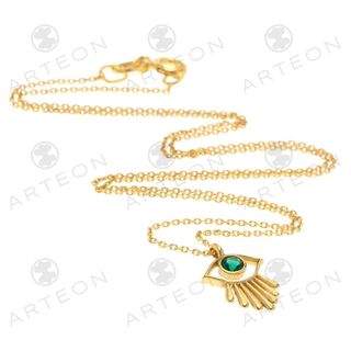 Women's Necklace With Pendant Eye Silver 925, 32989 Arteon