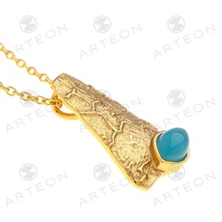 Women's Necklace Arteon 34100 Silver 925-Gold Plated With Stone