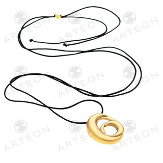 Women's Long Charm With Rope Made of Gold Plated Brass 34148 Arteon