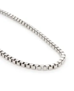 Unisex Chain Necklace Cube Μικρό  316L Steel 3676 LifeLikes