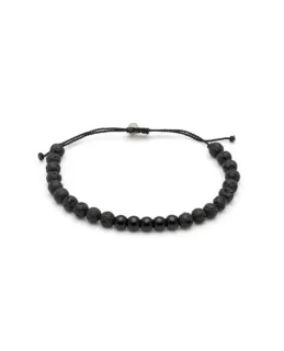 Men's Handmade 'Five Beads' Bracelet Black Onyx 3999 LifeLikes