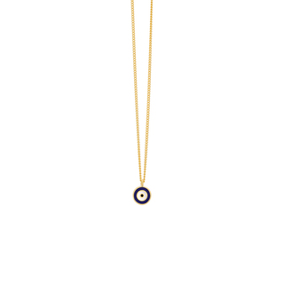 Women's Necklace Eye Silver 925 Gold Plated-Enamel 3A-KD501-3M Prince