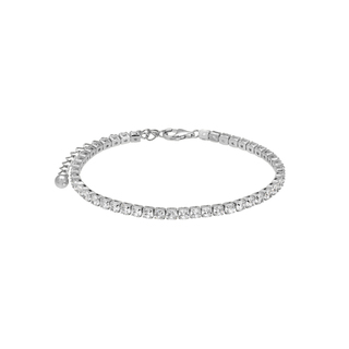 Tennis Bracelet Silver 925-White Zircon 3ZK-BR139 Prince