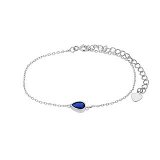 Women's Bracelet Silver 925 Tear Zircon 3ZK-BR181 Prince