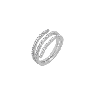 Γυναικείο Δαχτυλίδι Σετ Με Σειρέ Ασήμι 925-Ζιργκόν 3ZK-RG151-1 Prince