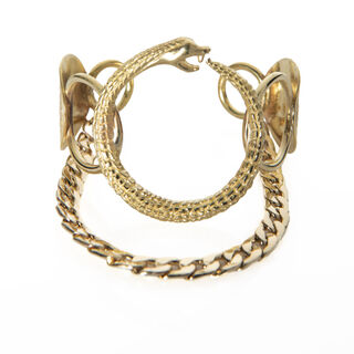 Women's Cuff Bracelet ODGER Bronze Gold Plated Desperate Design