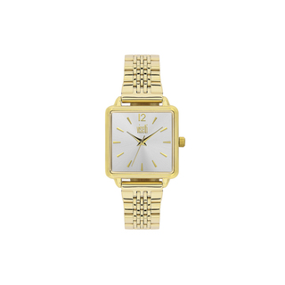 Women's Square Watch 42X-SW004GG Visetti Steel 316L-Gold Plated IP