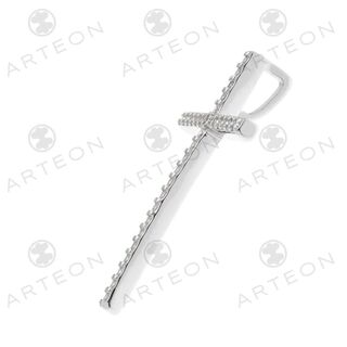 Women's Cross  With White  Zircons cz Silver 925 44910 Arteon