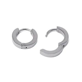 Women's Hoop Earrings Saba Steel BPE561 Anartxy