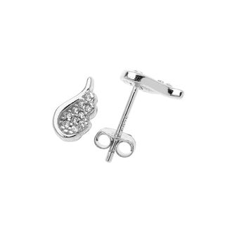 Women's  Earrings Feather-Zircon Silver 925 50937 Arteon