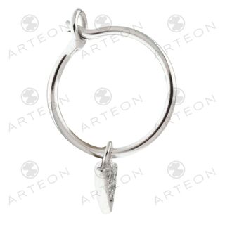Γυναικεία Σκουλαρίκια Κρικάκια Με Charm 50975 Arteon Ασήμι 925-Επιχρύσωση IP-Λευκά Ζιργκόνς cz