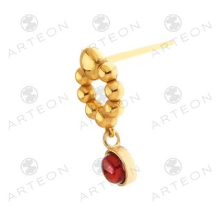 Women's Drop Earrings Arteon 51147 Silver 925-Gold Plating Crystal 