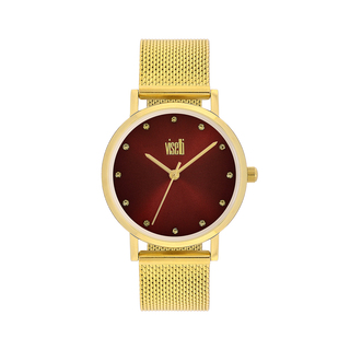 Women's Watch 52Z-SW019GR Visetti Steel 316L-Gold Plating IP