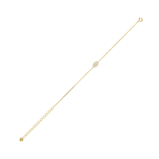 Women's Bracelet Eye Silver 925 With Zircon-Mother Of Pearl 5B-BR277 Prince