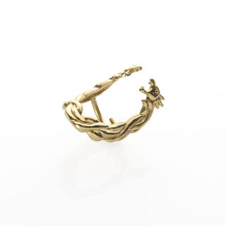 Women's Ring ROAR Bronze Gold Plated Desperate Design