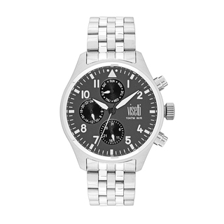 Men's Watch Navigator 61Z-SW004SB Visetti 316L Steel Gray Dial