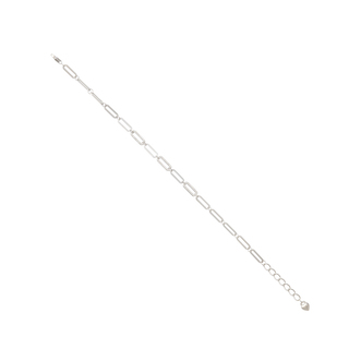 Women's Bracelet Links Silver 925 With White Zircons cz 6TU-BR069 Prince