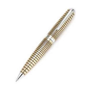 Ballpoint Pen Horizontal Stripes Silver-Gold S Arteon 77815