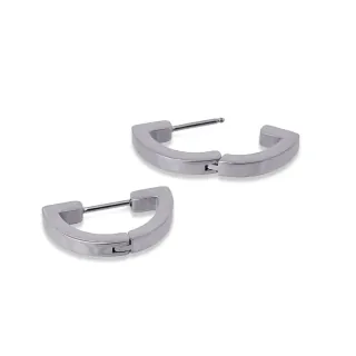 Women's Hoop Earrings Ainara Steel CPE388 Anartxy