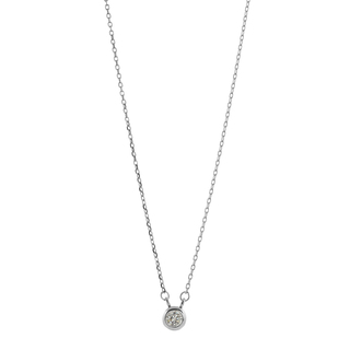 Women's Necklace With Stone Silver 925 Zircon 9A-KD062 Prince