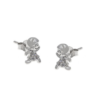 Children's Earrings Girl Silver 925 Zircon A03-01005