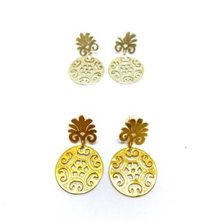 Γυναικεία Σκουλαρίκια Eretreia Earrings Μπρούντζος Desperate Design 