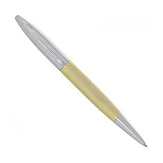 Στυλό Visetti  Ασημί- Χρυσό Ρίγες
