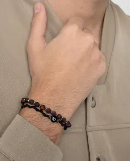 Men's Handmade Red Tiger Eye Bracelet 5212018741348 LifeLikes