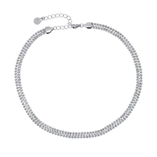 Women's Summer Essentials Sparkling Necklace With Zirconia Steel 316L BCO880PL Anartxy