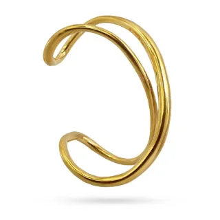Women's Fixed Bracelet Steel-Gold Plated BPU789D Anartxy