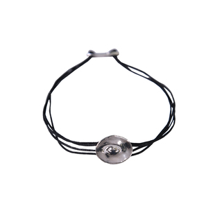 Men's Handmade Bracelet Talisman BS40B  Hibsea Jewels Silver 950-Cord