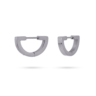 Women's Hoop Earrings Ainara Steel CPE388 Anartxy