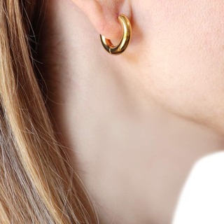 Γυναικεία Σκουλαρίκια Κρίκοι June Ατσάλινα CPE778PL Anartxy