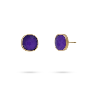 Women's Stud Earring Angusta CPE971 Anartxy Surgical Steel 316L-Gold Plated-Crystal