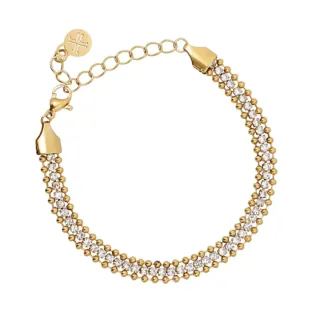 Women's Summer Essentials Sparkling Bracelet With Zirconia CPU012D  Anartxy Steel 316L