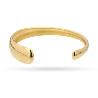 Women's Bracelet Waves Curve CPU094D Surgical Steel 316L-Gold Plating IP Anartxy