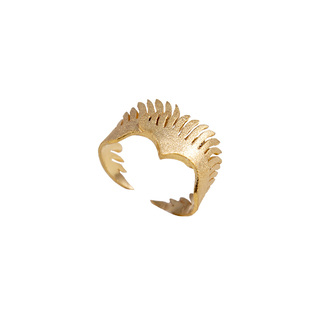 Γυναικείο Δαχτυλίδι Φτερό DL2010G Ασήμι 925 Επίχρυσο